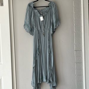 boho goddess NWT Free People maxi dress 🧜‍♀️